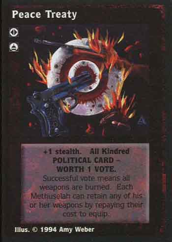 Peace Treaty - Political Action - Vampire VTES - Imagen 2 de 9