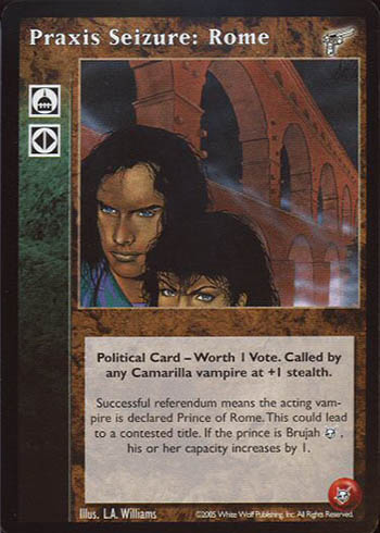 Praxis Seizure: Rome - Political Action - Vampire VTES - Imagen 3 de 3