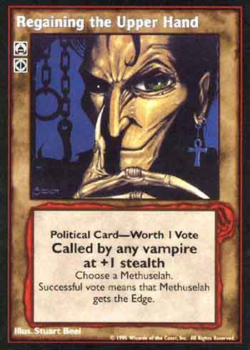Regaining the Upper Hand - Political Action - Vampire VTES - Imagen 3 de 4