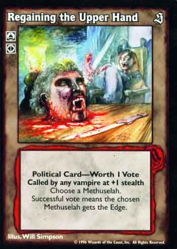 Regaining the Upper Hand - Political Action - Vampire VTES - Imagen 4 de 4