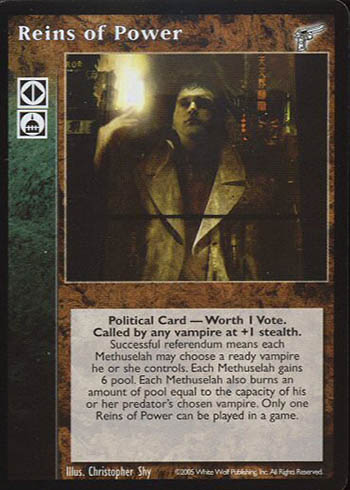 Reins of Power - Political Action - Vampire VTES - Bild 8 von 13