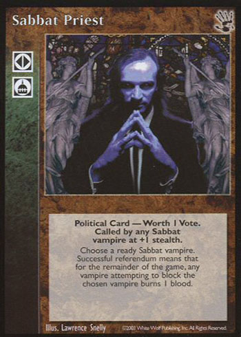Sabbat Priest - Political Action - Vampire VTES - Picture 4 of 5