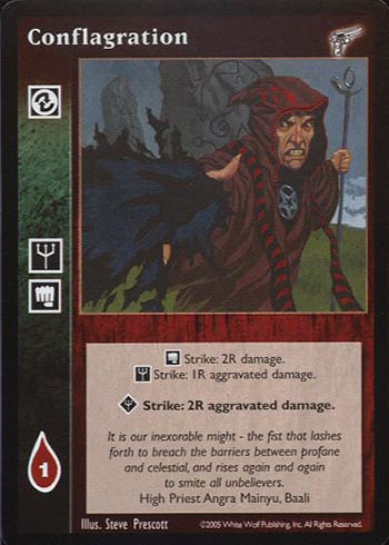 Conflagration - Combat - Vampire VTES - Imagen 4 de 4
