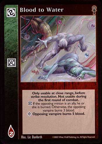 Blood to Water - Combat - Vampire VTES - Picture 3 of 3