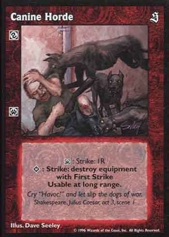Canine Horde - Combat - Vampire VTES - Imagen 9 de 14