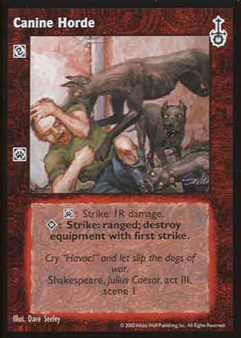 Canine Horde - Combat - Vampire VTES - Imagen 10 de 14