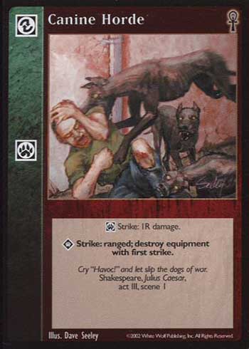 Canine Horde - Combat - Vampire VTES - Imagen 11 de 14