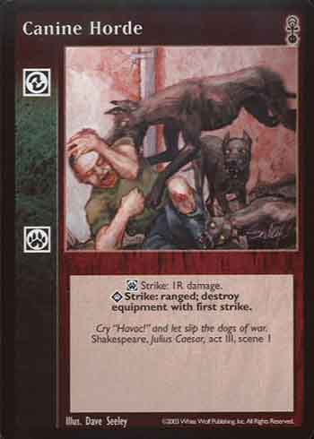 Canine Horde - Combat - Vampire VTES - Imagen 12 de 14