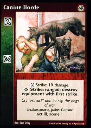 Canine Horde - Combat - Vampire VTES - Imagen 14 de 14
