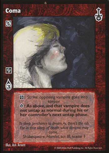 Coma - Combat - Vampire VTES - Picture 8 of 12