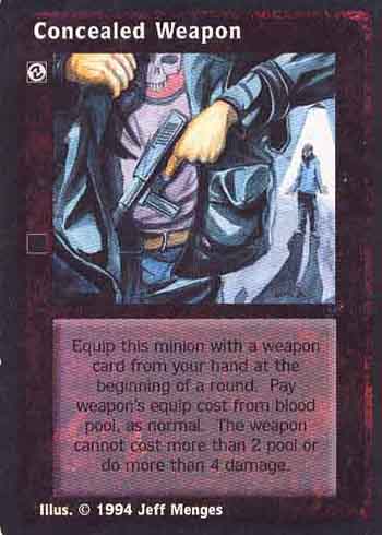Concealed Weapon - Combat - Vampire VTES - Picture 7 of 12