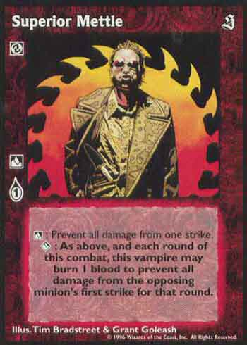 Superior Mettle - Combat - Vampire VTES - Imagen 7 de 12