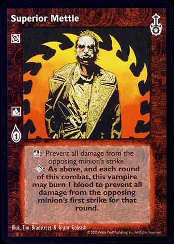 Superior Mettle - Combat - Vampire VTES - Imagen 8 de 12