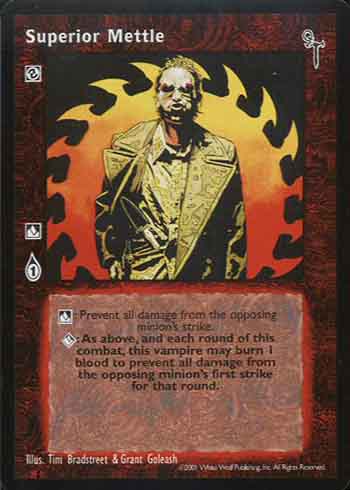 Superior Mettle - Combat - Vampire VTES - Imagen 9 de 12