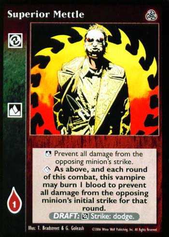 Superior Mettle - Combat - Vampire VTES - Imagen 12 de 12