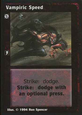 Vampiric Speed - Combat - Vampire VTES - Imagen 7 de 10
