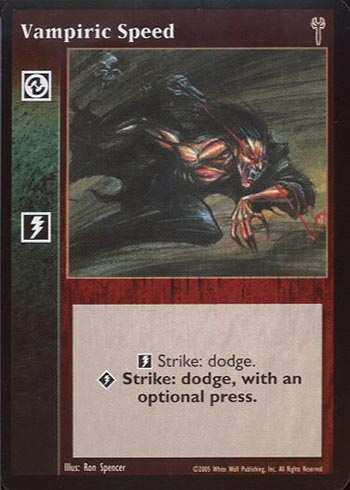 Vampiric Speed - Combat - Vampire VTES - Imagen 10 de 10