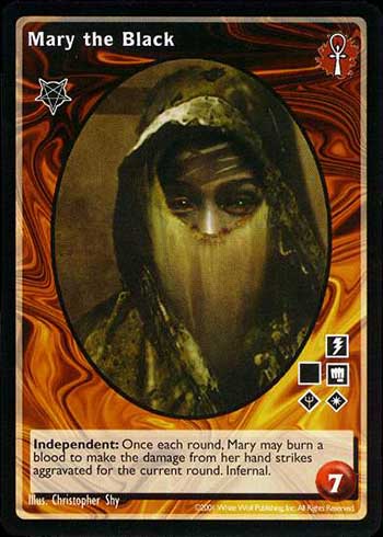 Mary the Black - Baali - Vampire VTES - Imagen 7 de 8