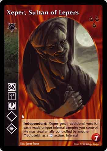 Xeper, Sultan of Lepers - Baali - Vampire VTES - Bild 2 von 3