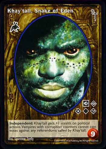 Khay'tall, Snake of Eden - Followers of Set - Vampire VTES - Bild 3 von 3