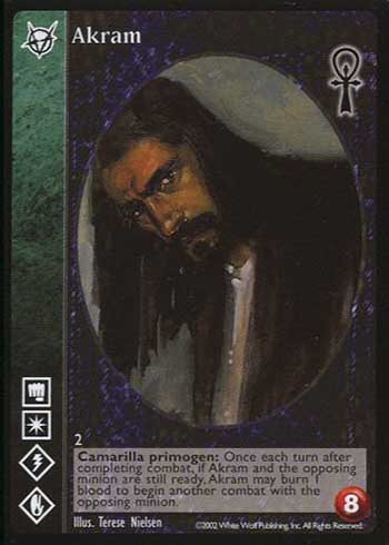 Akram - Brujah - Vampire VTES - Imagen 3 de 3