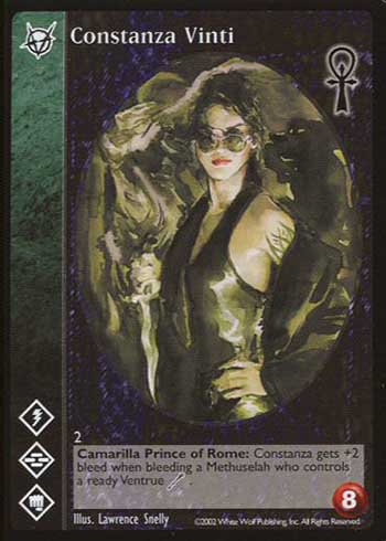 Constanza Vinti - Brujah - Vampire VTES - Imagen 3 de 3