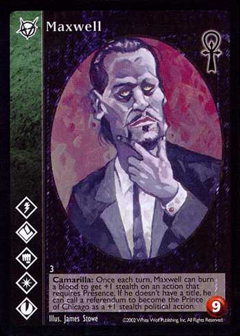 Maxwell - Brujah - Vampire VTES - Imagen 2 de 3