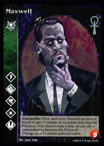 Maxwell - Brujah - Vampire VTES - Imagen 3 de 3