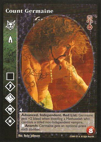 Count Germaine (ADV) - Brujah - Vampire VTES - Imagen 3 de 3