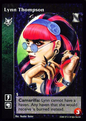 Lynn Thompson - Brujah - Vampire VTES - Imagen 2 de 3