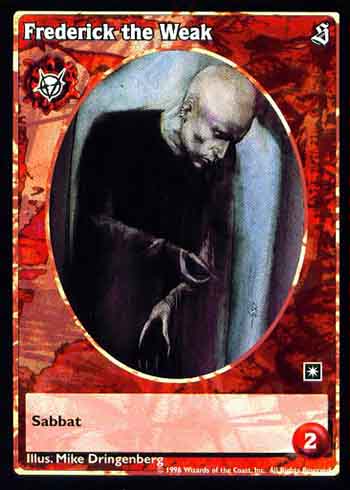 Frederick the Weak - Brujah Antitribu - Vampire VTES - Picture 2 of 3