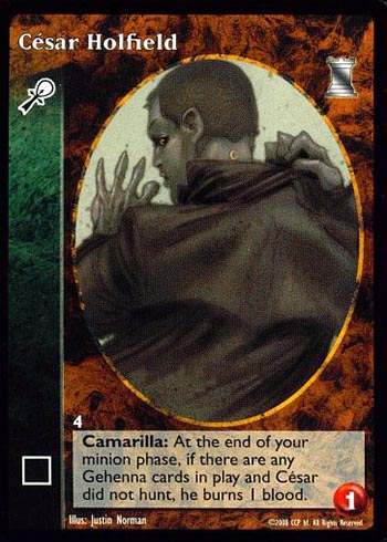 Cesar Holfield - Caitiff - Vampire VTES - Picture 7 of 8
