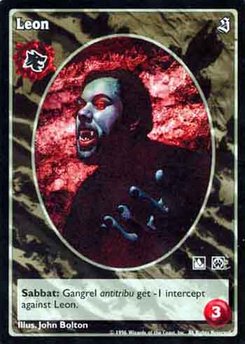 Leon - Gangrel Antitribu - Vampire VTES - Imagen 2 de 3