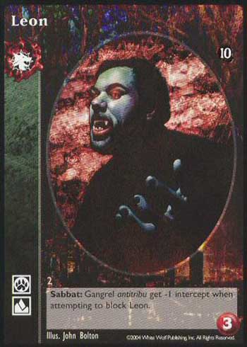 Leon - Gangrel Antitribu - Vampire VTES - Imagen 3 de 3