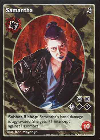 Samantha - Gangrel Antitribu - Vampire VTES - Picture 2 of 3