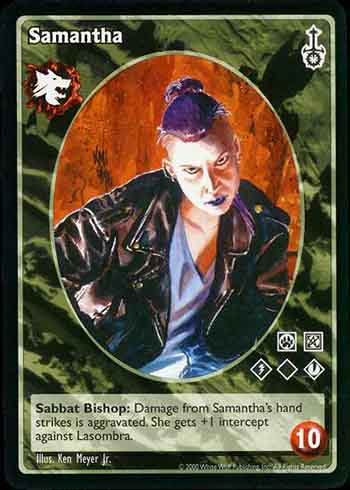 Samantha - Gangrel Antitribu - Vampire VTES - Picture 3 of 3