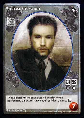 Andrea Giovanni - Giovanni - Vampire VTES - Imagen 3 de 3