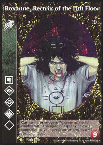 Roxanne, Rectrix of the 13th Floor - Malkavian - Vampire VTES - Imagen 4 de 4
