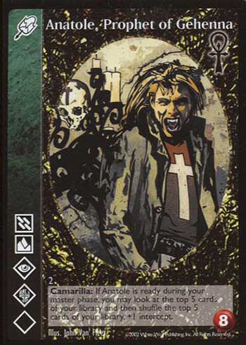 Anatole, Prophet of Gehenna - Malkavian - Vampire VTES - Picture 8 of 8