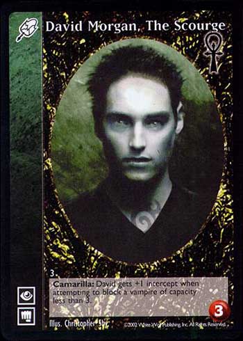 David Morgan, The Scourge - Malkavian - Vampire VTES - Imagen 2 de 4