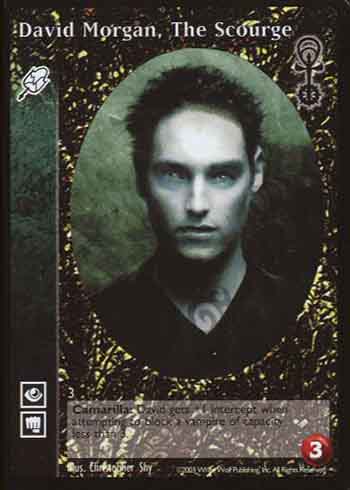 David Morgan, The Scourge - Malkavian - Vampire VTES - Imagen 4 de 4
