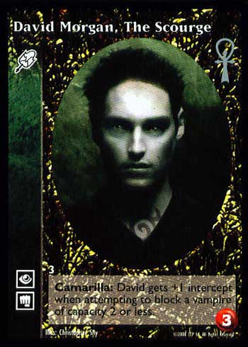 David Morgan, The Scourge - Malkavian - Vampire VTES - Imagen 3 de 4