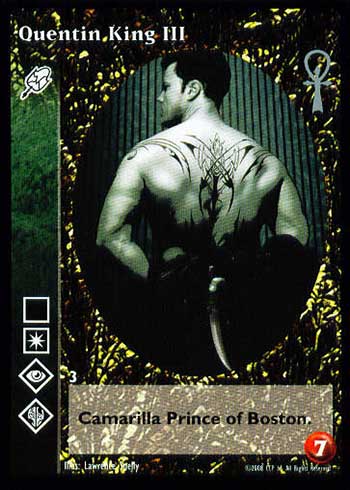 Quentin King III - Malkavian - Vampire VTES - Imagen 2 de 3