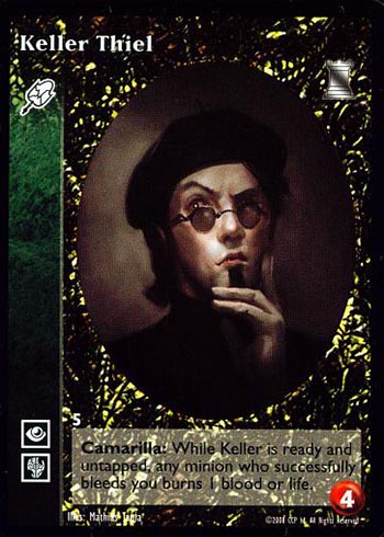 Keller Thiel - Malkavian - Vampire VTES - Picture 2 of 3