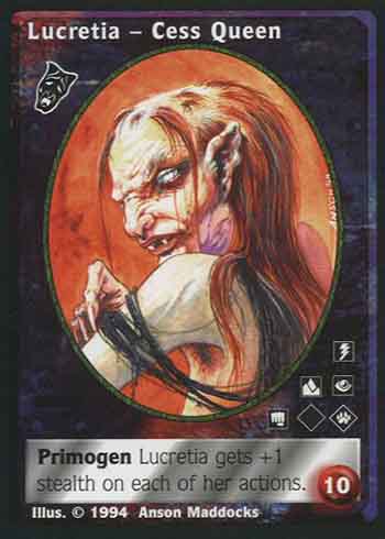 Lucretia, Cess Queen - Nosferatu - Vampire VTES - Imagen 2 de 4