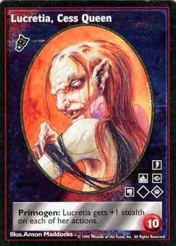 Lucretia, Cess Queen - Nosferatu - Vampire VTES - Imagen 3 de 4