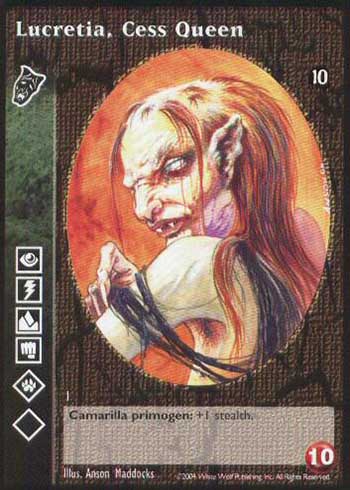 Lucretia, Cess Queen - Nosferatu - Vampire VTES - Imagen 4 de 4