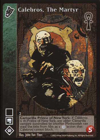 Calebros, The Martyr - Nosferatu - Vampire VTES - Imagen 8 de 8