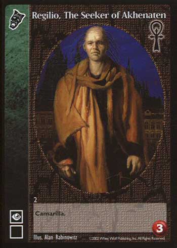 Regilio, The Seeker of Akhenaten - Nosferatu - Vampire VTES - Foto 8 di 8
