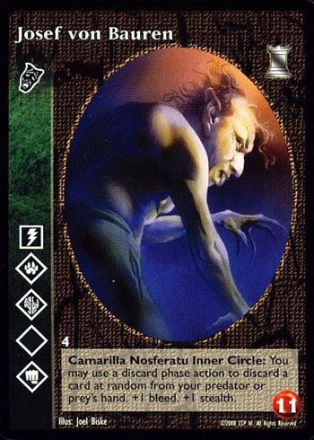 Josef von Bauren - Nosferatu - Vampire VTES - Imagen 2 de 3